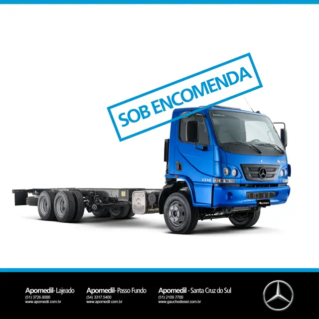 Carro Mercedes-Benz Accelo 2022 1316/46 6X2ES