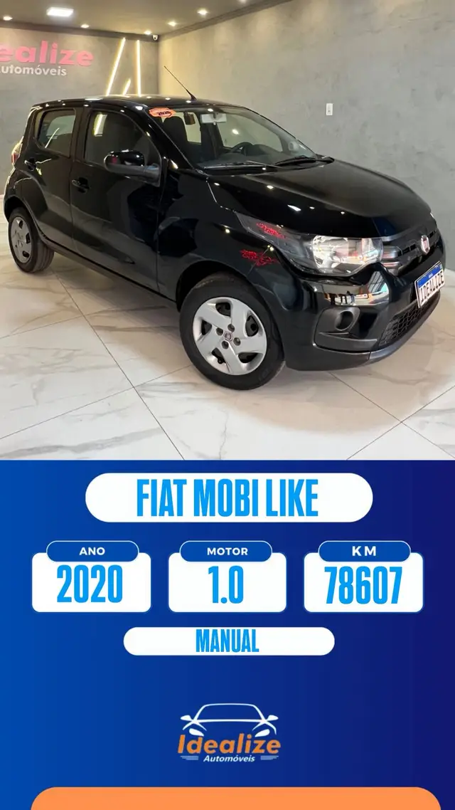Carro Fiat Mobi 2019 Evo Like 1.0 (Flex)