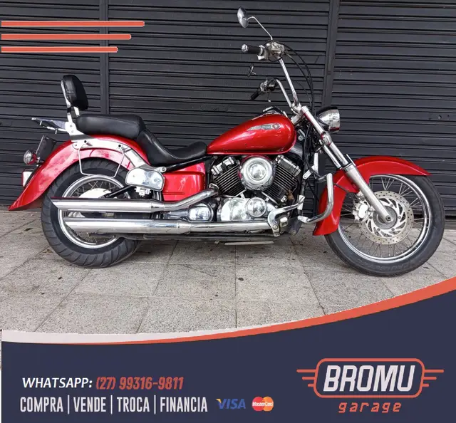 Moto Yamaha XVS 650 2008 Drag Star