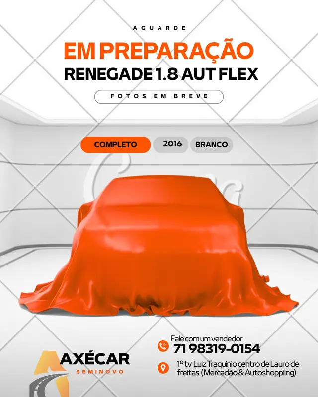 Carro Jeep Renegade 2016 Sport 1.8 4x2 (Aut) (Flex)