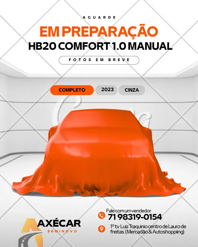 Carro Hyundai HB20 2024 Comfort 1.0 (Flex)