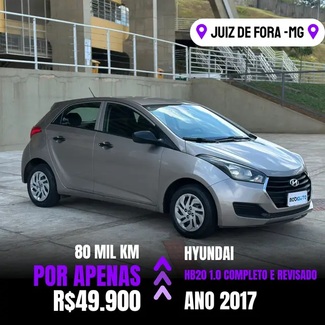 Carro Hyundai HB20 2017 1.0 Comfort (Flex)