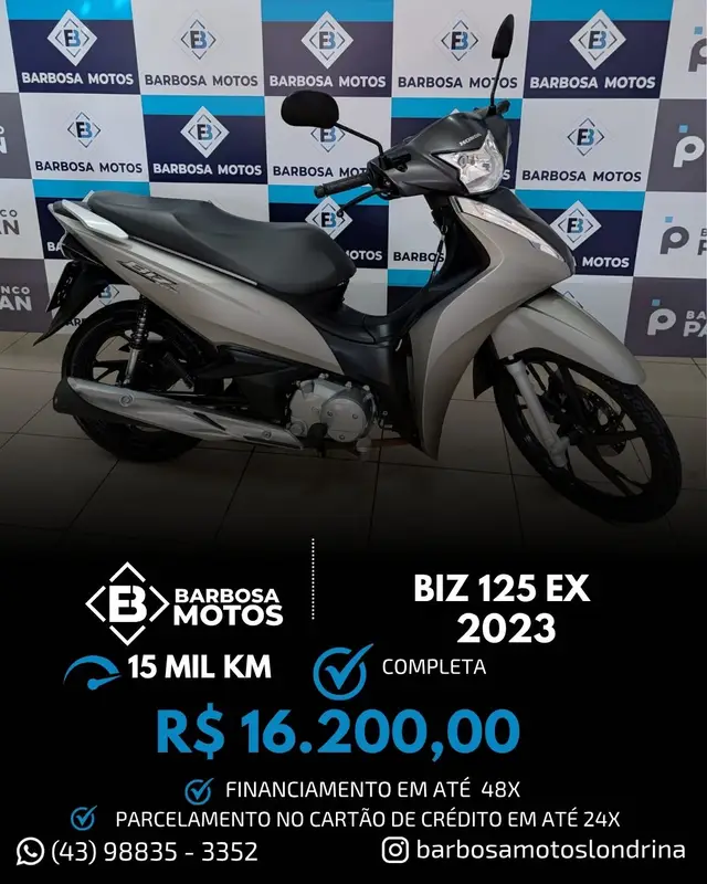 Moto Honda Biz 125i 2023 Flex