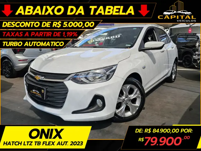 Carro Chevrolet Onix 2023 LTZ 1.0 Turbo (Aut.)
