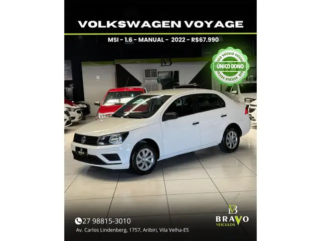 Carro Volkswagen Voyage 2022 1.6