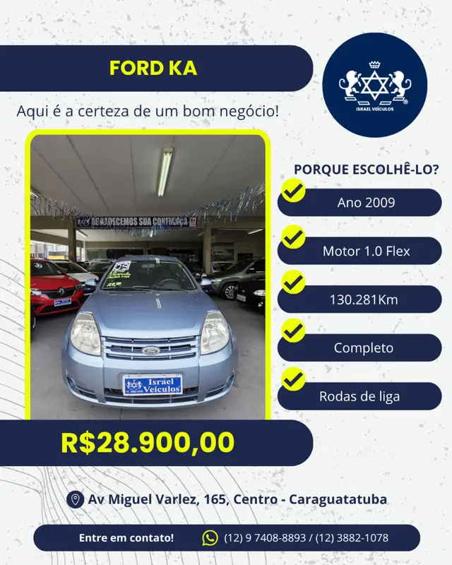 Carro Ford Ka 2009 Ka 1.0 (Flex)