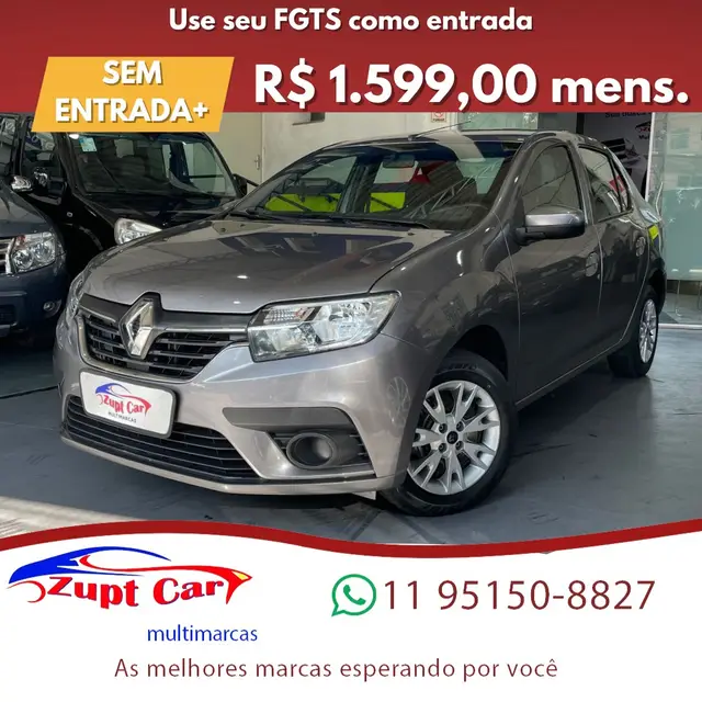 Carro Renault Logan 2023 Zen 1.0 12V SCe (Flex)