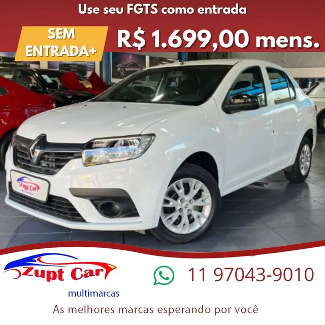Carro Renault Logan 2023 Zen 1.0 12V SCe (Flex)