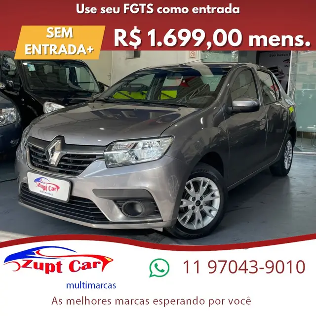 Carro Renault Logan 2022 Zen 1.0 12V SCe (Flex)