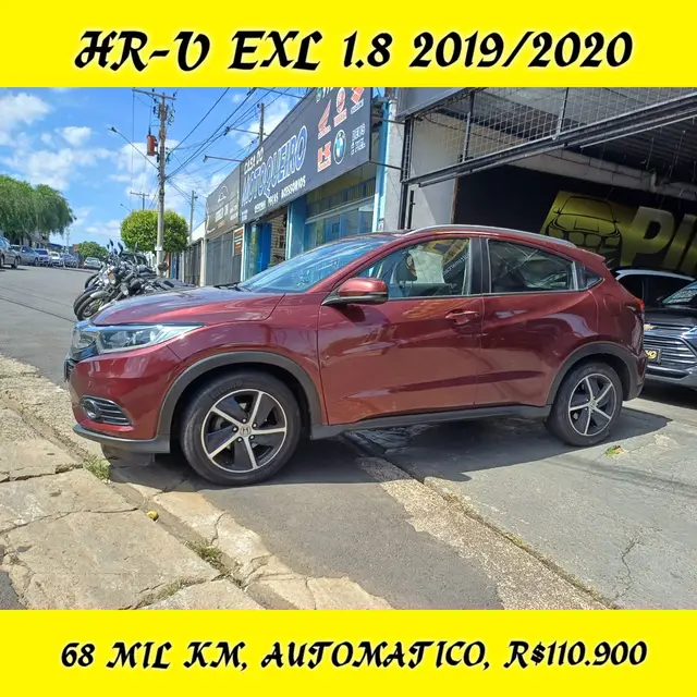 Carro Honda HR-V 2020 EXL CVT 1.8 I-VTEC FlexOne