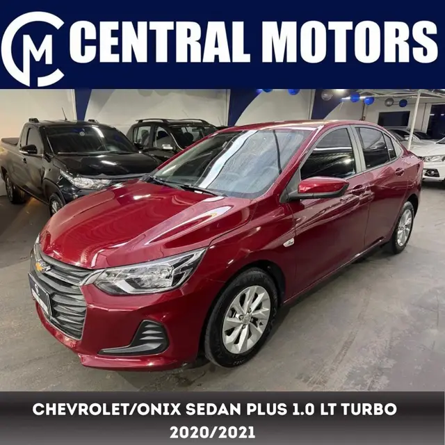 Carro Chevrolet Onix Plus 2021 1.0 LT Turbo (Flex) (Aut)