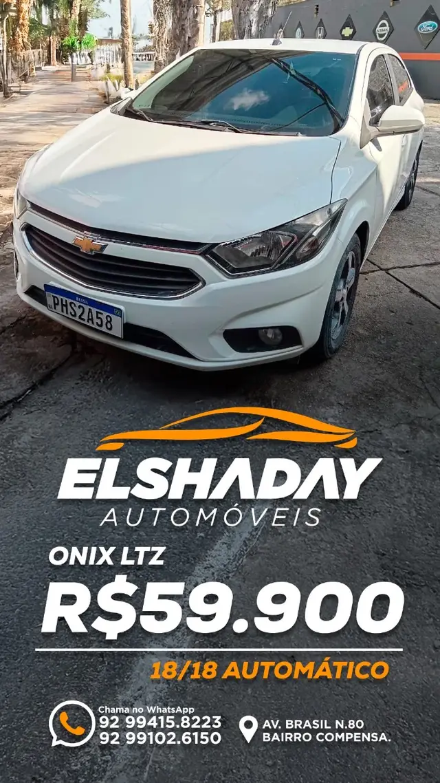 Carro Chevrolet Onix 2018 1.4 LTZ SPE/4 (Aut)