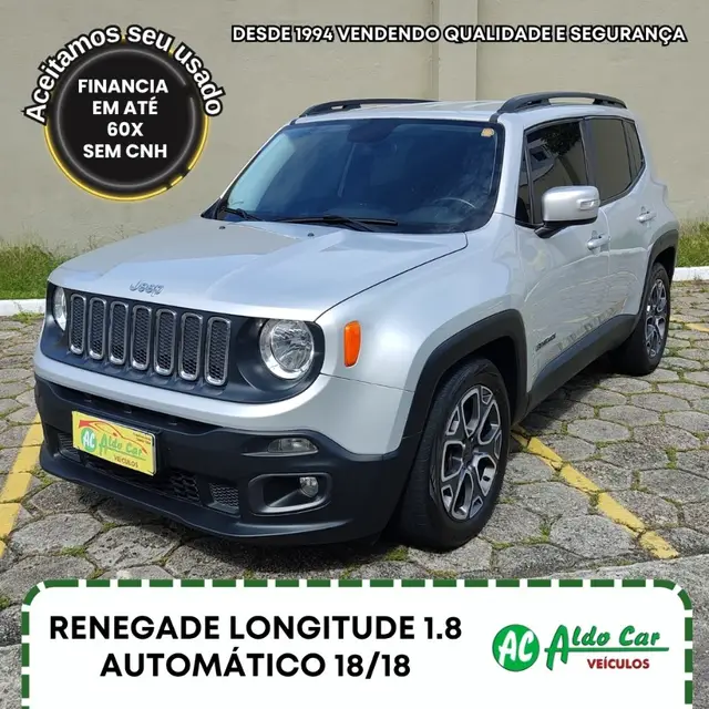 Carro Jeep Renegade 2018 Longitude 1.8 4x2 (Aut) (Flex)
