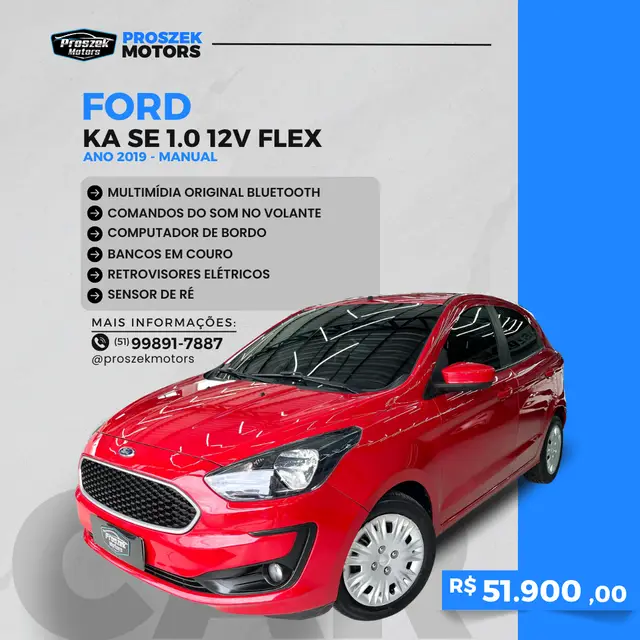 Carro Ford Ka 2019 1.0 SE (Flex)