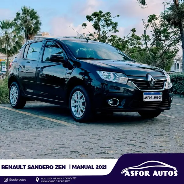 Carro Renault Sandero 2021 Zen 1.0 12V SCe (Flex)