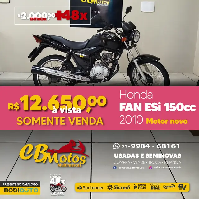 Moto Honda CG 150 2010 Fan ESi