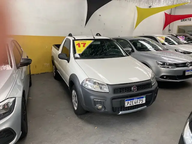 Carro Fiat Strada 2017 Hard Working 1.4 (Flex) (Cabine Simples)