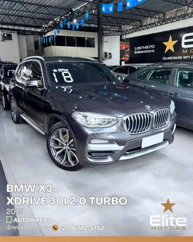 Carro BMW X3 2018 2.0 xDrive30i X Line (Aut)
