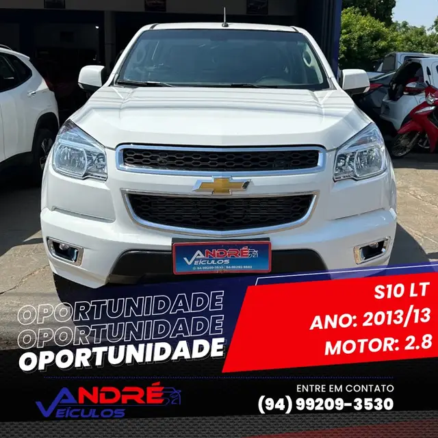 Carro Chevrolet S10 Cabine Dupla 2013 S10 2.8 CTDI LT 4WD (Cabine Dupla) (Aut)