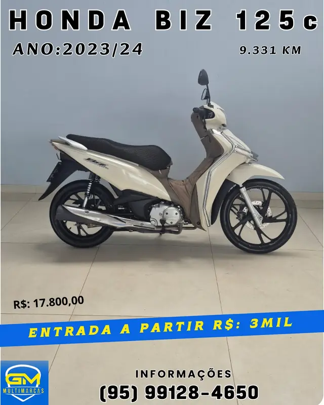 Moto Honda Biz 125i 2024 Flex