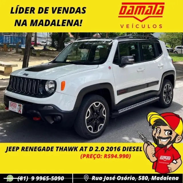 Carro Jeep Renegade 2016 Trailhawk 2.0 TDI 4x4 (Aut)
