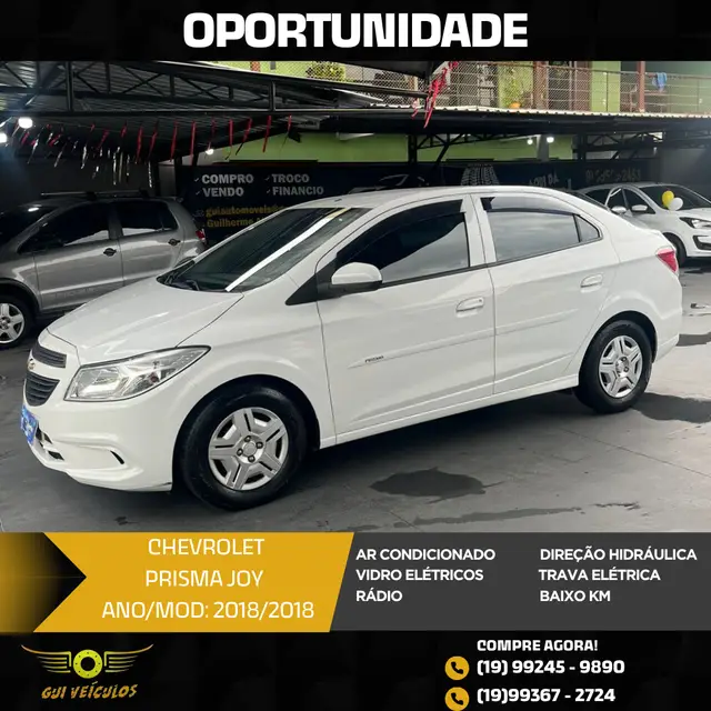 Carro Chevrolet Prisma 2018 1.0 Joy SPE/4
