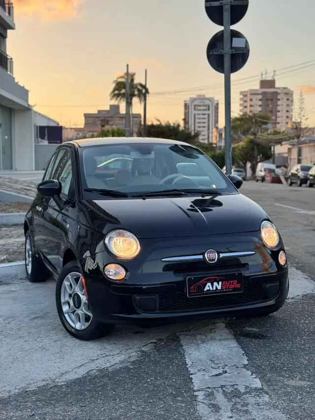 Carro Fiat 500 2014 Cult Dualogic 1.4 Evo (Flex)