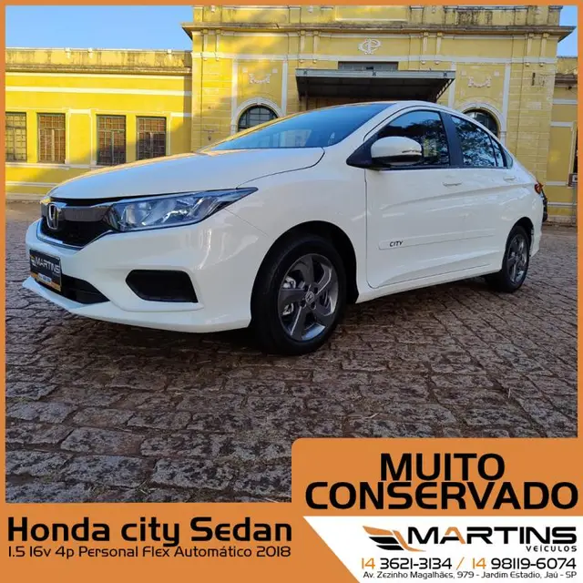 Carro Honda City 2018 Personal 1.5 CVT (Flex)