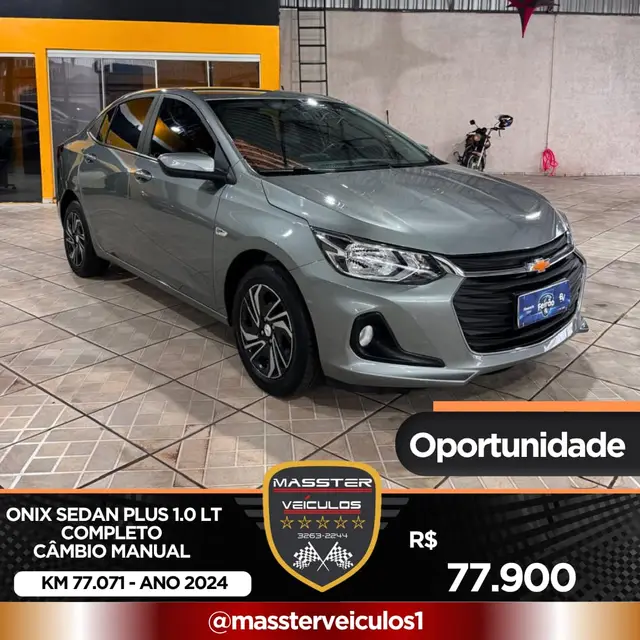 Carro Chevrolet Onix Plus 2024 LT 1.0