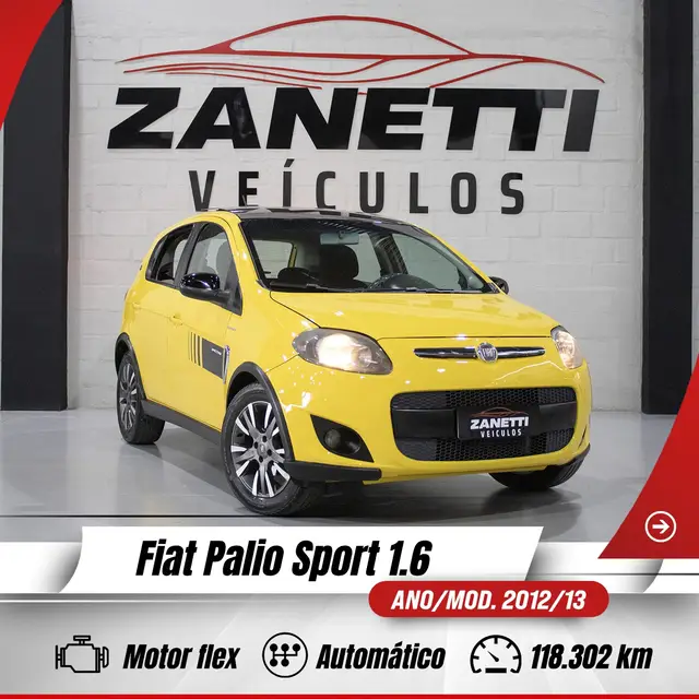 Carro Fiat Palio 2013 Sporting 1.6 16V Dualogic (Flex)