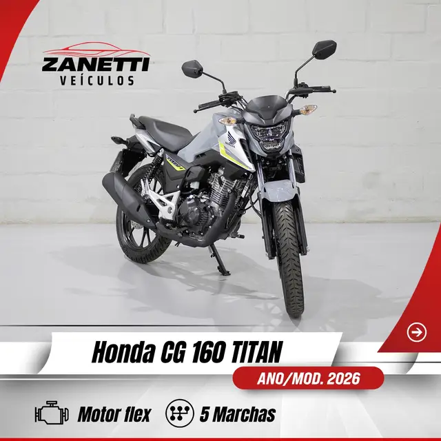 Moto Honda CG 160 2026 Titan
