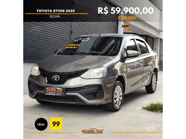 Carro Toyota Etios Sedan 2020 X 1.5 (Flex)