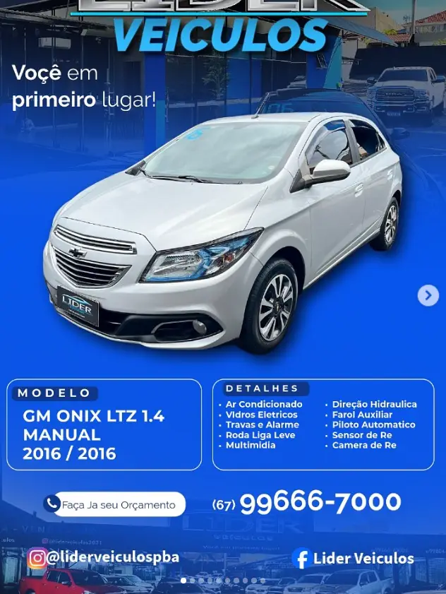 Carro Chevrolet Onix 2016 1.4 LTZ SPE/4