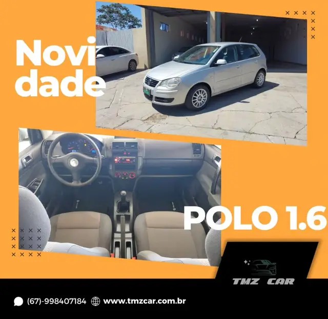 Carro Volkswagen Polo 2008 Hatch. 1.6 8V (Flex)