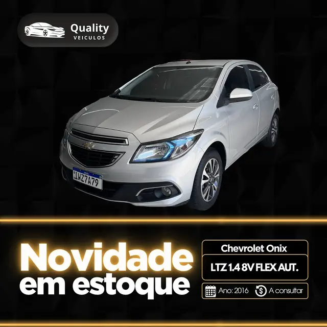Carro Chevrolet Onix 2016 1.4 LTZ SPE/4 (Aut)
