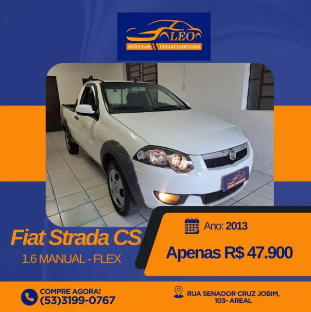 Carro Fiat Strada 2013 Trekking 1.6 16V (Flex)