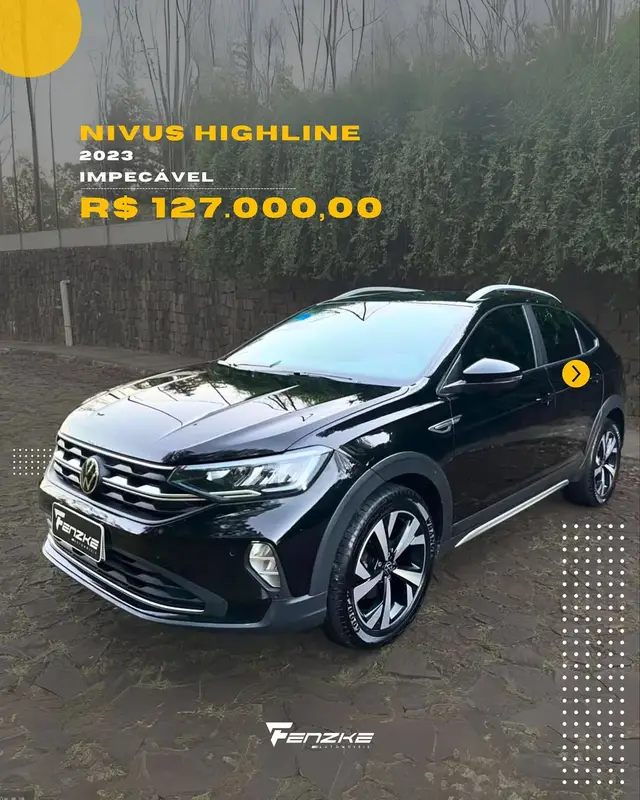 Carro Volkswagen Nivus 2023 Highline 200 TSI
