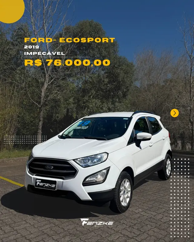Carro Ford EcoSport 2019 Freestyle 1.5 (Flex)