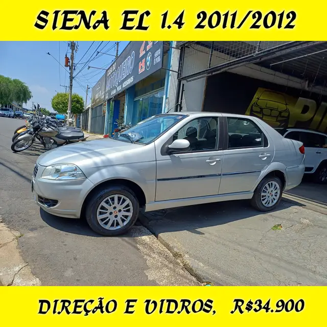 Carro Fiat Siena 2012 EL Celeb. 1.4 mpi Fire Flex 8V 4p