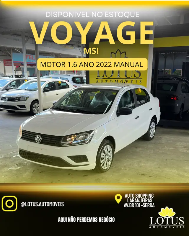 Carro Volkswagen Voyage 2022 1.6