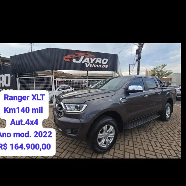 Carro Ford Ranger Cabine Dupla 2022 XLT 3.2 Turbodiesel 20V 4x4 (Aut)