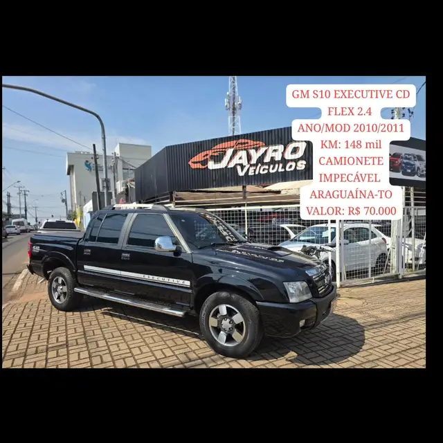 Carro Chevrolet S10 Cabine Dupla 2011 S10 Executive 4x4 2.8 Turbo Electronic (Cab Dupla)