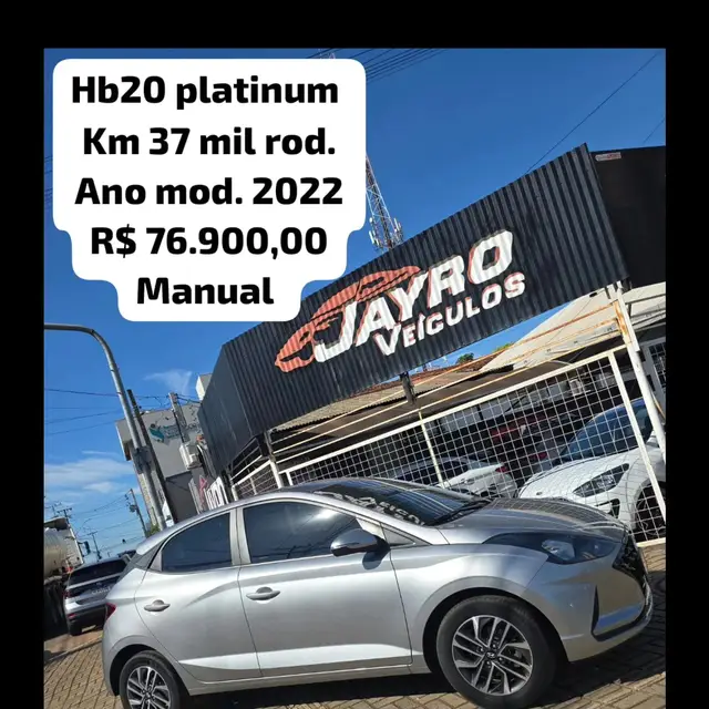 Carro Hyundai HB20 2022 Platinum Bluelink 1.0 Turbo (Flex)