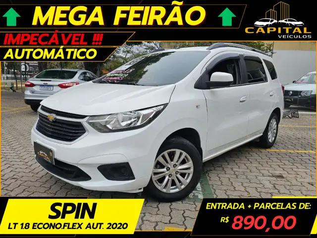 Carro Chevrolet Spin 2020 LT 5S 1.8 (Flex) (Aut)