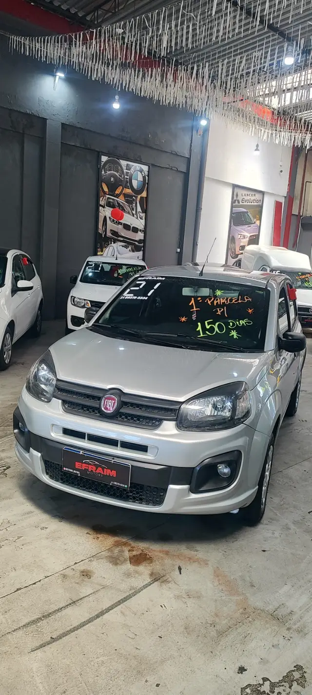 Carro Fiat Uno 2021 Attractive 1.0