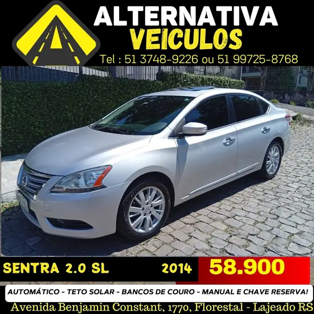 Carro Nissan Sentra 2014 SL 2.0 16V CVT (flex)