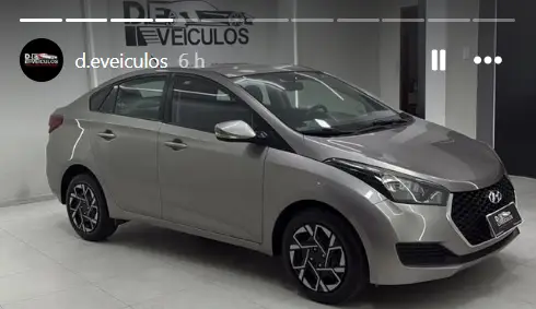 Carro Hyundai HB20S 2019 1.6 Premium (Aut) (Flex)