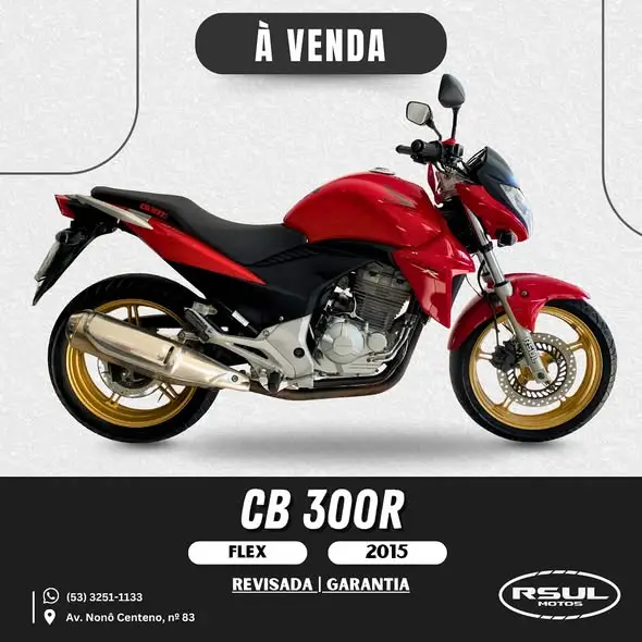 Moto Honda CB 300R 2015 Standard