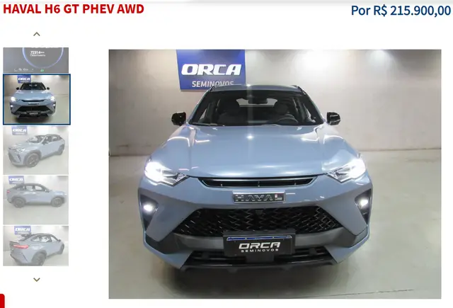 Carro GWM Haval H6 GT 2024 PHEV AWD