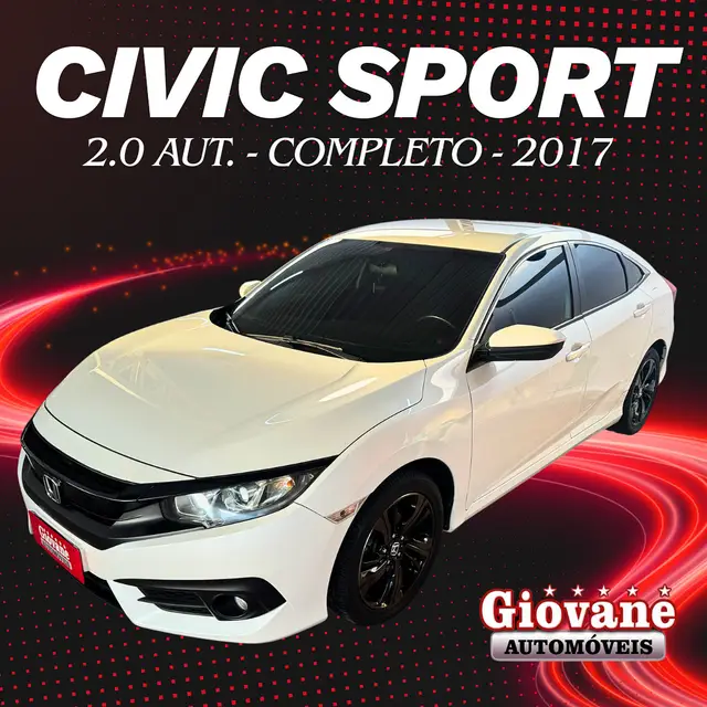 Carro Honda Civic 2017 Sport 2.0 i-VTEC CVT